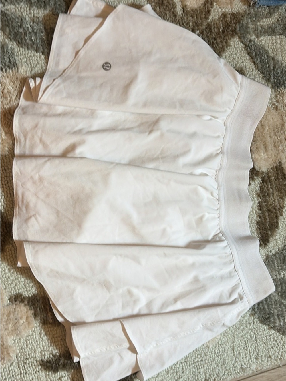 lululemon athletica White Pleated Skater Tennis Skirt